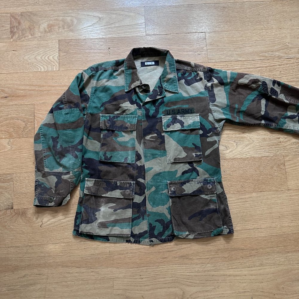 Reformation Camo Army Military Jacket Size: One Size